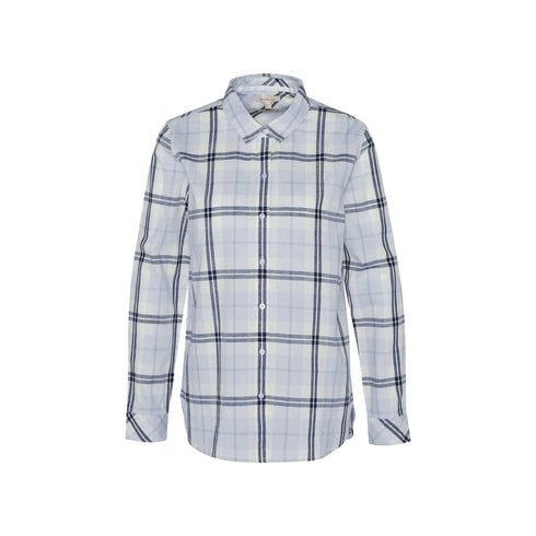 Barbour Camicia casual Camicia Donna Seaglow motivo a quadri Navy check - Francavilla Moda